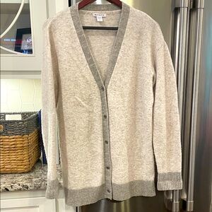 West lake Textured cardigan sweater. Toasted Brown Heather
